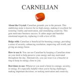 Double The Attention Carnelian Ring