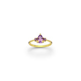 Princess Of The Divine Amethyst Crystal Ring